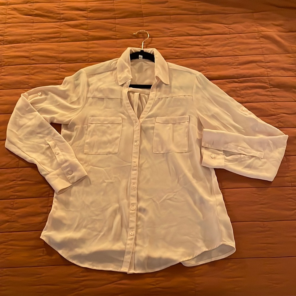 Collared light pink portofino shirt